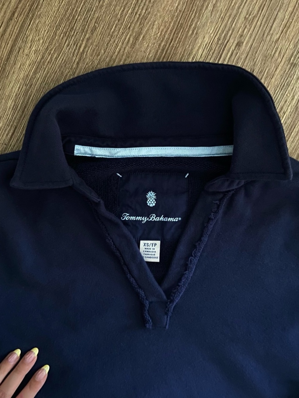 Tommy Bahama Navy Blue Sweater - Picture 2 of 5
